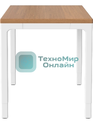 Стол компьютерный Cactus CS-ET-WWD столешница МДФ, белый дуб молочный каркас белый