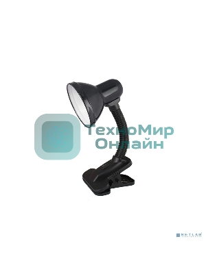 Светильник Ultraflash UF-320 C02 (12362) настольный на прищепке E27 черный 60Вт