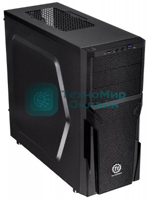 Компьютерный корпус Thermaltake Versa H21 черный без БП ATX 2x120мм 1xUSB 2.0 1xUSB 3.0 audio bott PSU