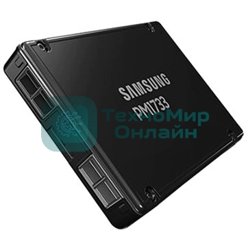 Накопитель SSD Samsung 3.84TB PM1733 2.5 PCIe Gen4 x4/dual port x2 R/W 7000/3800 MB/s R/W 1500K/135K IOPs DWPD1 5Y