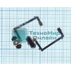 Кнопка HOME в сборе с механизмом и шлейфом для Samsung Galaxy S6 Edge SM-G925F, черная