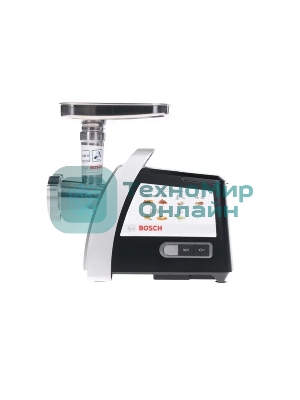 Мясорубка электрическая Bosch MFW68640 черный, 2200 Вт, 4.3 кг/мин, реверс, металлический лоток, насадки - 8