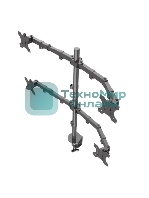 Кронштейн ONKRON D421E для четырех мониторов 13