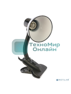 Светильник Ultraflash UF-320 C02 (12362) настольный на прищепке E27 черный 60Вт