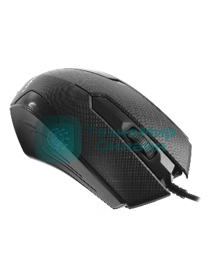 Мышь проводная Crown CMM-100 черный, 1000 dpi, USB, кнопки - 3