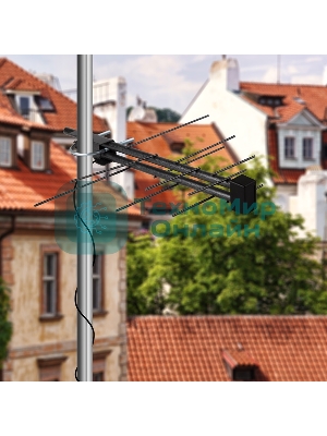 ТB антенна наружная Rexant для цифрового телевидения DVB-T2, RX-421