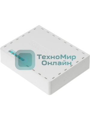 Роутер MikroTik RB750Gr3 hEX (RouterOS L4) with power supply and case 5 port 10/100/1000 гигабитный высокопроизводительный Ethernet