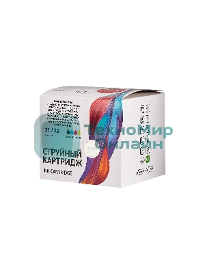 Набор струйных картриджей Sakura SD367AE (№21 Black/ 22 Tri-colour) для HP, мультипак, 11 мл., 600 к.