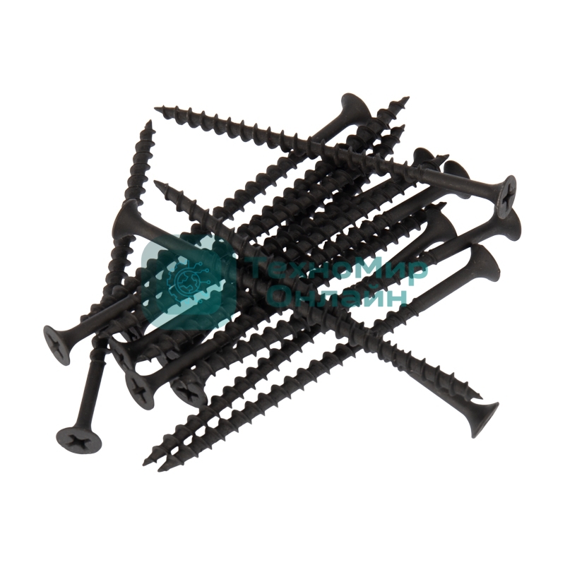 Саморез гипсокартон-дерево Kranz 4,2х75, пакет (300 шт/уп)