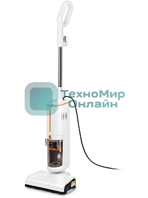 Пылесос паровой Kitfort КТ-5157-2 1000Вт белый/оранжевый