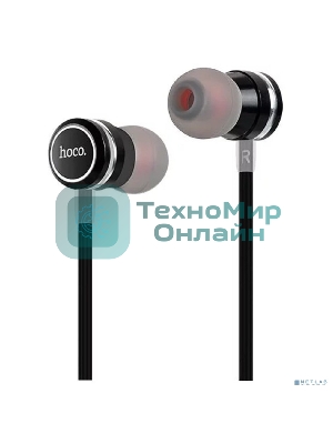 Проводные наушники Hoco M16 черный, внутриканальные, Jack 3.5 мм