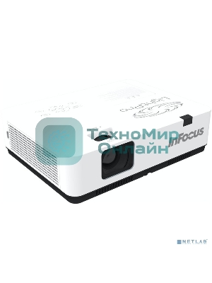 Проектор INFOCUS IN1036 3LCD, 5000 lm, WXGA, 1.371.65:1, 50000:1, (Full 3D), 16W, 2хHDMI 1.4b, VGA in, CompositeIN, 3,5 audio IN, RCAx2 IN, USB-A, VGA out, 3,5 audio OUT, RS232, Mini USB B serv, RJ45, 3,3 кг