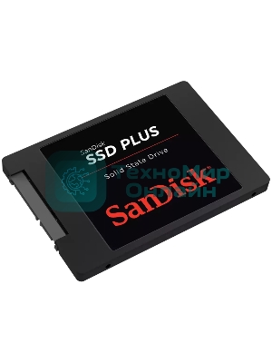 Накопитель SSD SanDisk SSD PLUS 2,5” SATA 250Gb, SDSSDA-250G-G28, 1 year