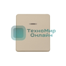 Выключатель KRANZ ROUND 1 кл проходной (переключатель) с подсветкой 10А с/у шелк