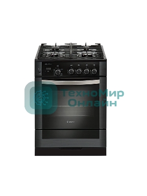 Плита газовая Gefest ПГ 6500-03 0044 черный, конфорок 4 шт, духовка 52 л, 60 см x 85 см x 60 см