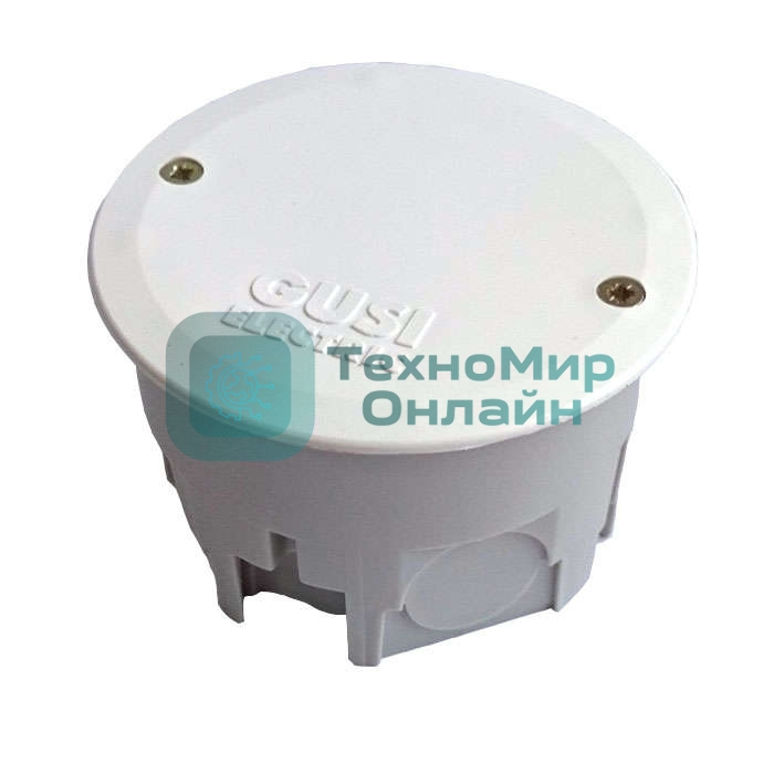 Коробка распределительная СП круглая 68х45 IP30 для сплошных стен сер. ГУСИ С3В70К Евро