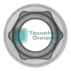 Головка торцевая Matrix, 16 мм, 6-гранная, CrV, под квадрат 1/2