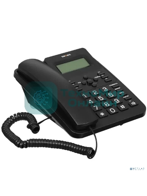 Телефон проводной teXet TX-264 черный