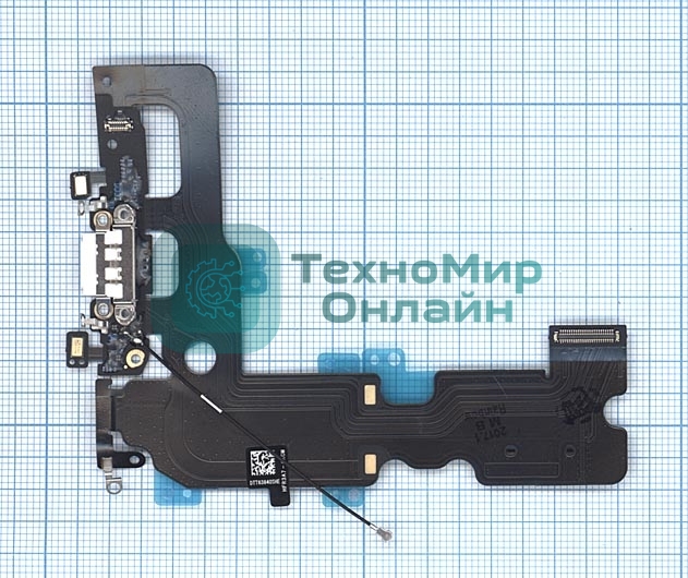 Шлейф разъема питания для iPhone 7 Plus белый