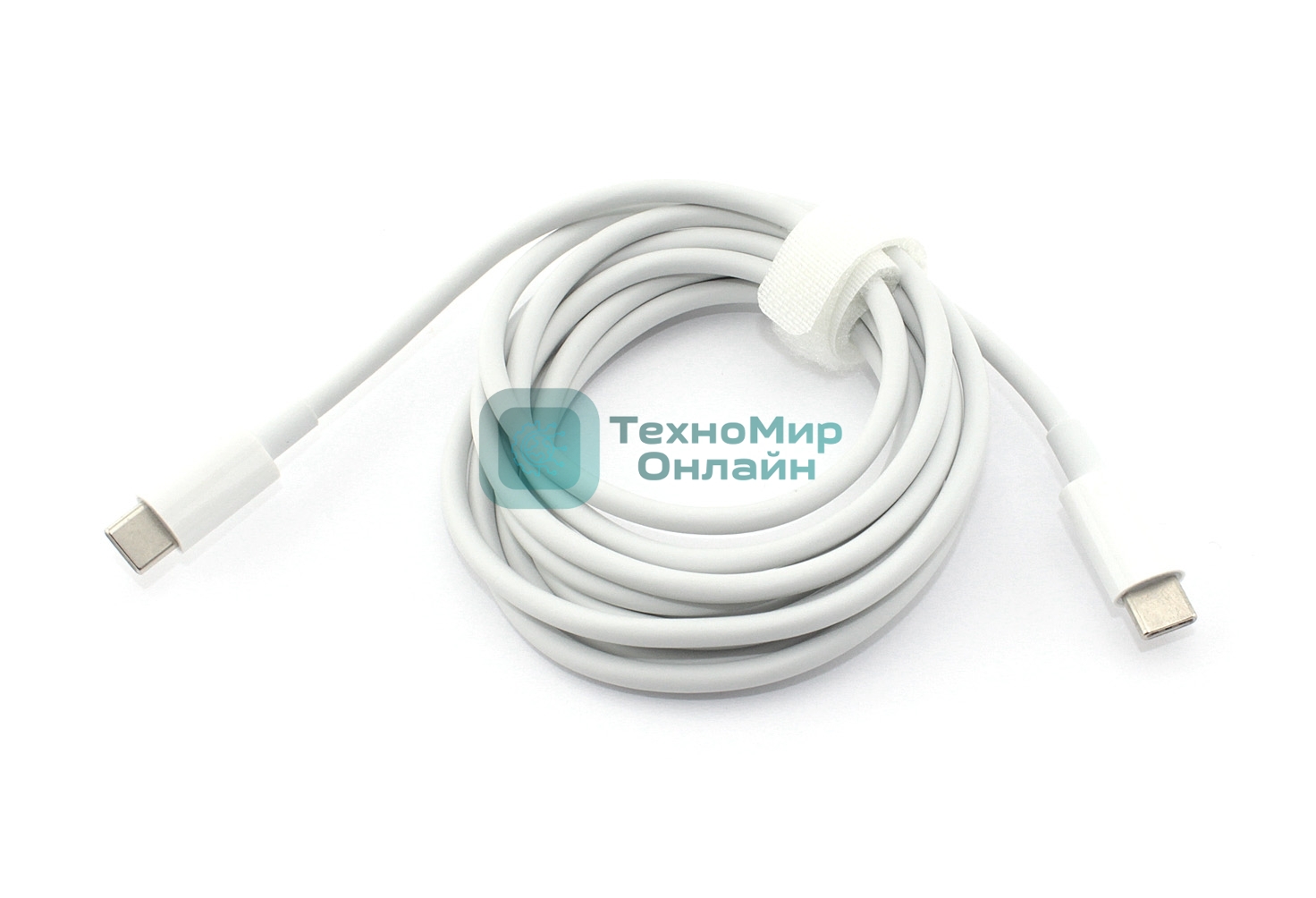 Кабель для зарядки Type-C - Type-C 2m. 100W белый OEM