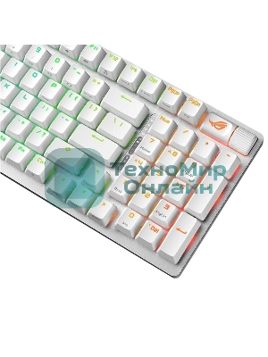 Клавиатура проводная ASUS X901 SCOPE II 96 WL/WHT/NXSW/RU/PBT