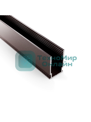 Профиль Neon-night алюминиевый анодированный для гибкого неона 8х16мм, 2м, коричневый