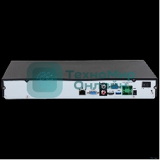 Dahua DHI-NVR5232-EI2 32-канальный IP-видеорегистратор 4K, H.265+ и ИИ 448 Мбит/с; 2 SATA III до 20Тбайт; 1 HDMI (8K), 1 VGA; 1 RJ45 1000 Мбит/с; тревожные вх./вых.: 4/2