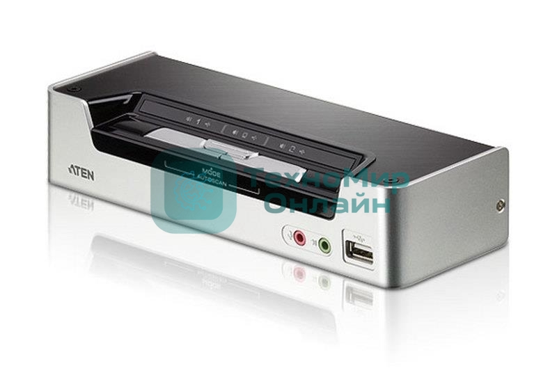Переключатель KVM ATEN CS1792-AT-G 2-х портовый USB 2.0 HDMI KVMP