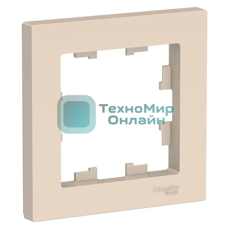 Рамка 1-м AtlasDesign беж. SchE ATN000201