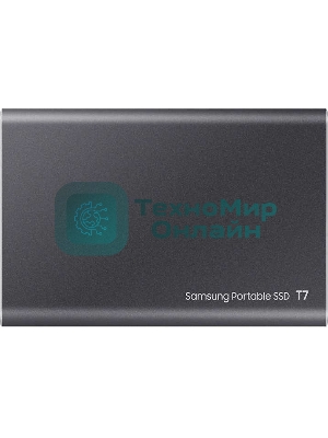 Внешний SSD Samsung T7, 1TB, USB 3.2 Gen 2 Type-C, R/W 1050/1000, серый