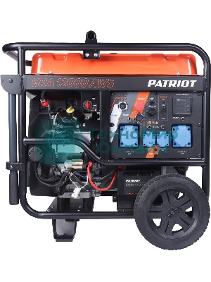 Электрогенератор бензиновый Patriot GRA 12000AWS, 12 кВт, 62 дБ, 155 кг