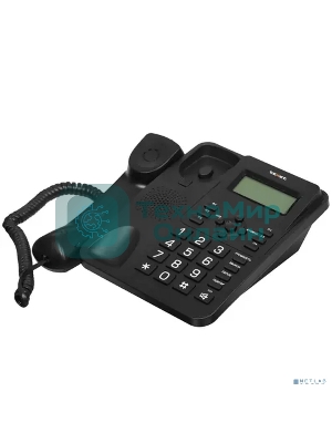 Телефон проводной teXet TX-264 черный