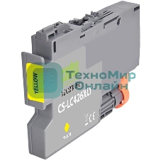 Картридж струйный Cactus CS-LC426XLY желтый (54 мл) для Brother MFC-J4335DW/J4340DW/J4535DW/J4540DW