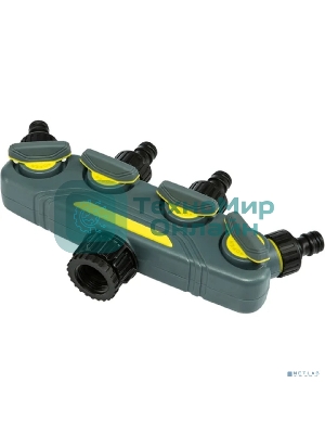 Разветвитель 4-канальный на кран 1/2