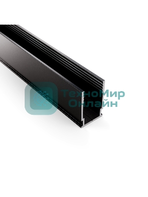 Профиль алюминиевый анодированный для гибкого неона Neon-night 8х16мм, 2м, черный