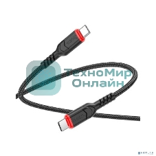 Кабель HOCO X59/ PD кабель Type-C-Type-C/ 3m/ 3A/60W/ черный