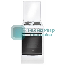 Плита электрическая Gefest 5140-01 белый, конфорок 4 электрических, духовка 55 л, 50 см x 85 см x 58.5 см