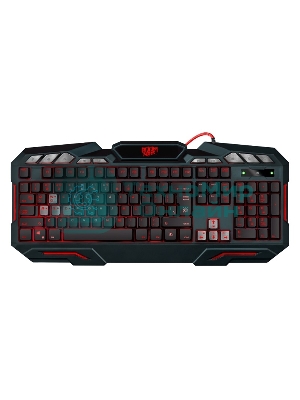Клавиатура проводная Defender Doom Keeper GK-100DL RU, USB, черный