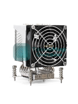 Кулер для процессора ExeGate ESNK-P0051AP4.PWM.4U.115x.Cu серебристый, 92 мм, алюминий/медь, 3800 об/мин, 44 дБ, 4 pin, 165 Вт, 125.8 мм