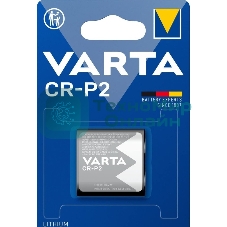Батарейка Varta CR-P2 BL1 Lithium 6V (6204) (1/10/100) (1 шт.)