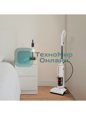 Пылесос паровой Kitfort КТ-5157-2 1000Вт белый/оранжевый