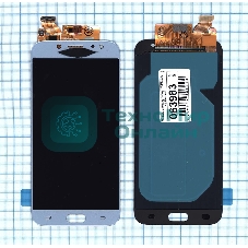 Дисплей для Samsung Galaxy J7 (2017) SM-J730FM в сборе с тачскрином (OLED) синий