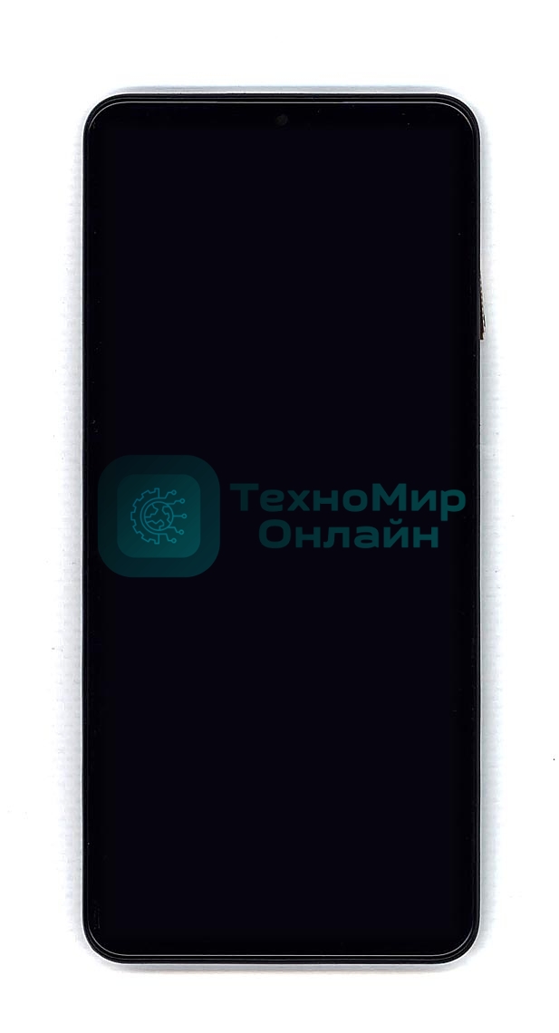 Дисплей для Samsung Galaxy M12 SM-M127 в сборе с тачскрином и рамкой черный