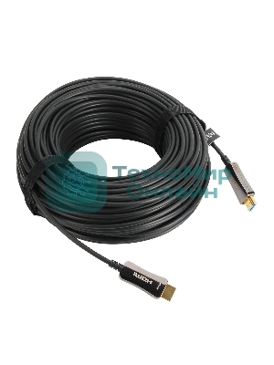 Активный оптический кабель HDMI 19M/M,ver. 2.0, 4K@60 Hz 80m VCOM