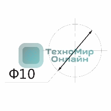 Индикатор Rexant ГРАНЕНЫЙ Ø10.2 220V красный