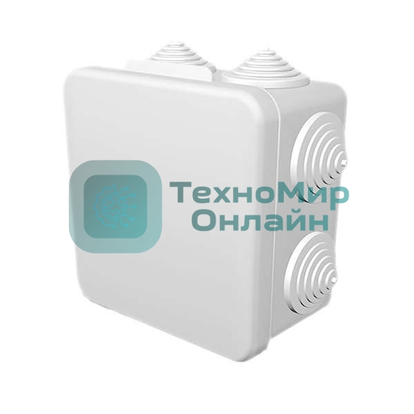 Коробка распределительная ОП 100х100х55 IP54 бел. ГУСИ С3В108 Б Евро