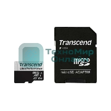 Флеш карта Transcend 128Gb UHS-I U3 мicroSD w/ adapter A2 Ultra Performance R/W:160/125 Mb/s