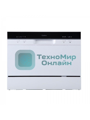 Посудомоечная машина Бирюса DWC-506/5 W, белый, 55 см, 6 компл., 49 дБ, класс A+