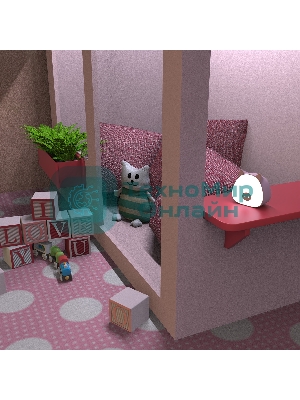 Ночник Gauss NN7034 поросенок розовый