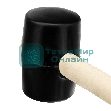 Киянка Sparta резиновая 450 г черная резина деревянная рукоятка